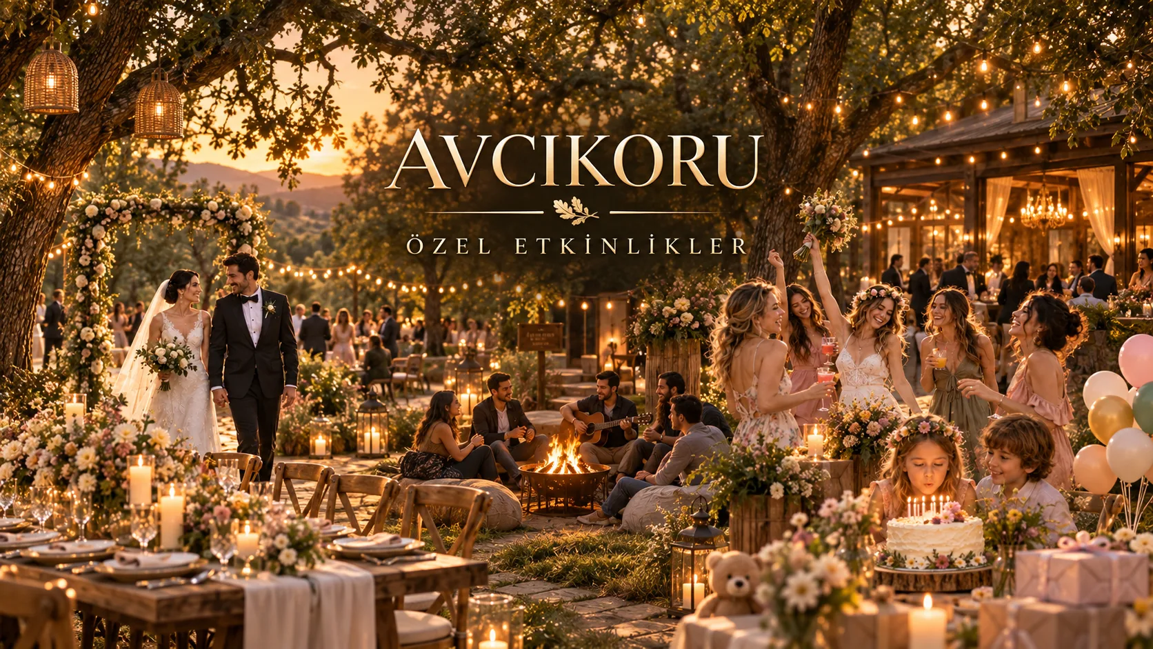 Avcıkoru özel etkinlik atmosferi